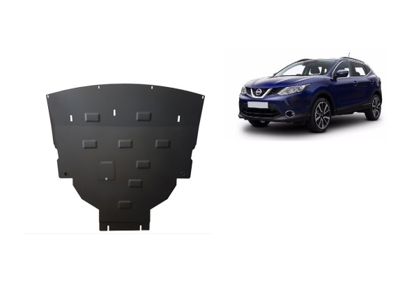 Ocelový kryt motoru Nissan Qashqai J11 (2013-2021)Nissan Qashqai