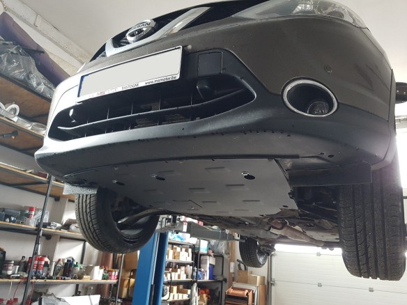 Ocelový kryt motoru Nissan Qashqai J11 (2013-2021)Nissan Qashqai