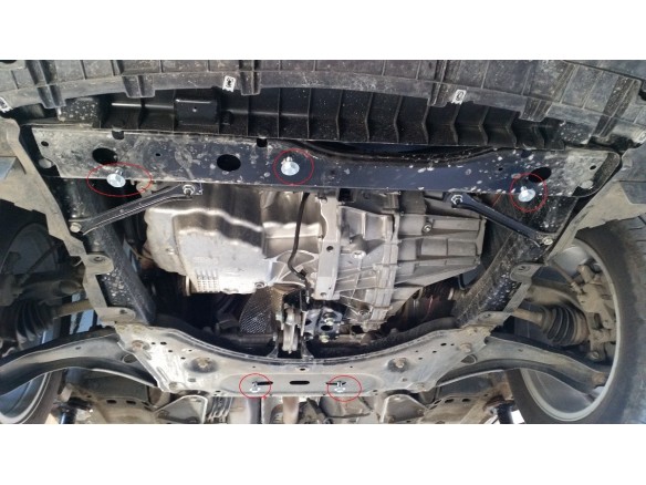 Ocelový kryt motoru Nissan Qashqai J11 (2013-2021)Nissan Qashqai