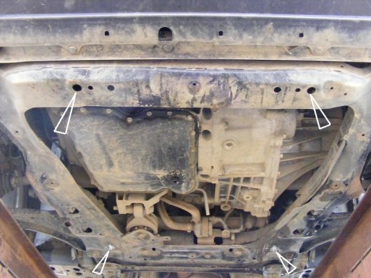 Ocelový kryt motoru Nissan X-Trail T31 (2007-2013)Nissan X-Trail