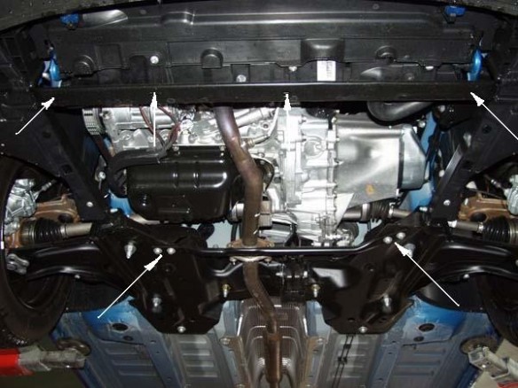 Ocelový kryt motoru Peugeot 207 (2006-2014)Peugeot 207