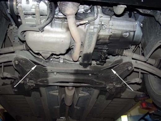 Ocelový kryt motoru Peugeot 307 (2001-2008)Peugeot 307