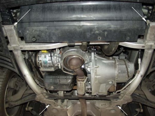 Ocelový kryt motoru Peugeot 407 (2004-2011)Peugeot 407