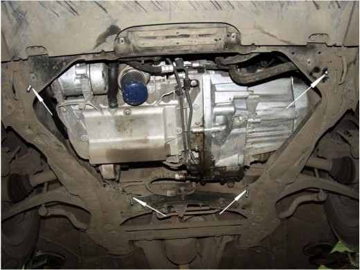 Ocelový kryt motoru Peugeot 607 (2001-2010)Peugeot 607