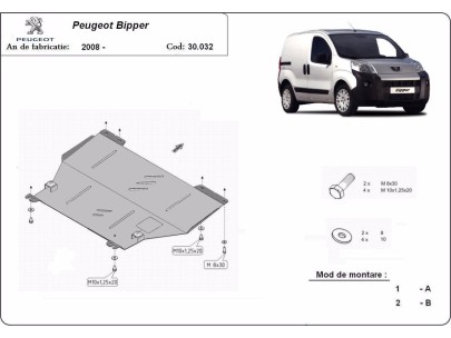Ocelový kryt motoru Peugeot 4007 (2007-2012)Peugeot 4007 2