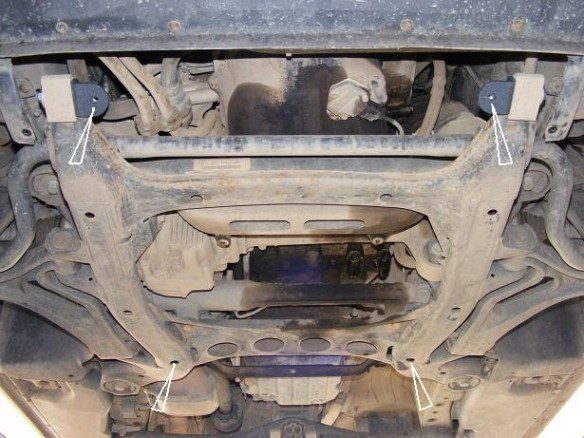 Ocelový kryt motoru Porsche Cayenne (2002-2017)Porsche Cayenne