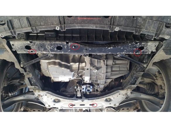 Ocelový kryt motoru Renault Kadjar (2015-2022)Renault Kadjar