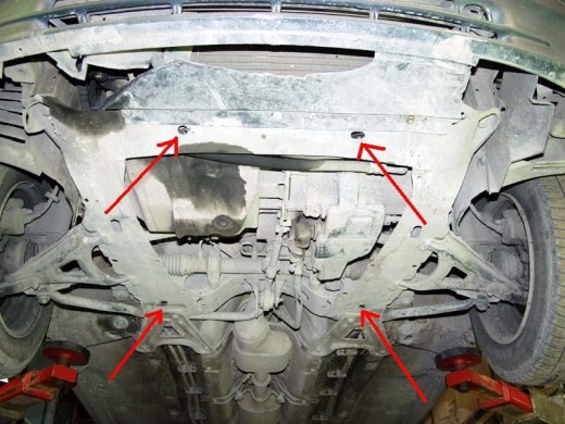 Ocelový kryt motoru Renault Clio 2 (1997-2007)Renault Clio