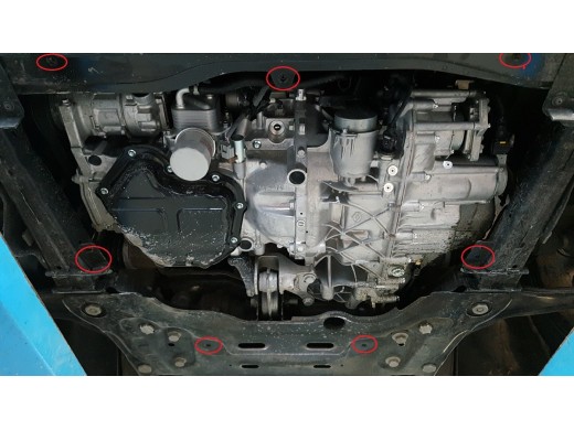 Ocelový kryt motoru Renault Megane 4 (2016-2025)Renault Megane