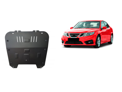 Ocelový kryt motoru Saab 9-3 (2002-2012)
