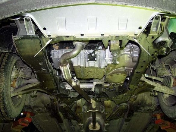 Ocelový kryt motoru Saab 9-3 (2002-2012)Saab 9-3