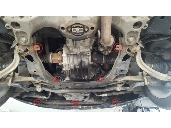 Ocelový kryt motoru Seat Exeo (2008-2013)Seat Exeo