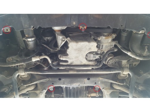 Ocelový kryt motoru Seat Exeo (2008-2013)Seat Exeo