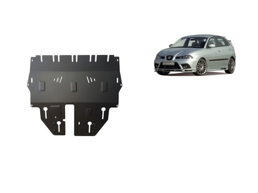 Ocelový kryt motoru Seat Ibiza benzin (2002-2017)Seat Ibiza