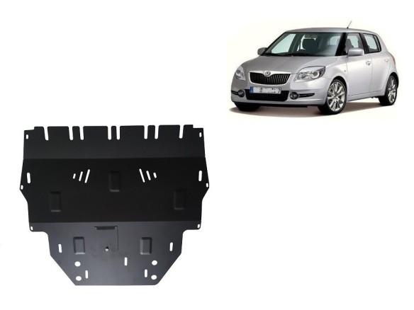 Ocelový kryt motoru Skoda Fabia 2 Diesel (2007-2014)Skoda Fabia