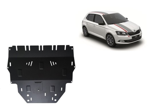 Ocelový kryt motoru Skoda Fabia 3 Diesel (2015-2021)Skoda Fabia
