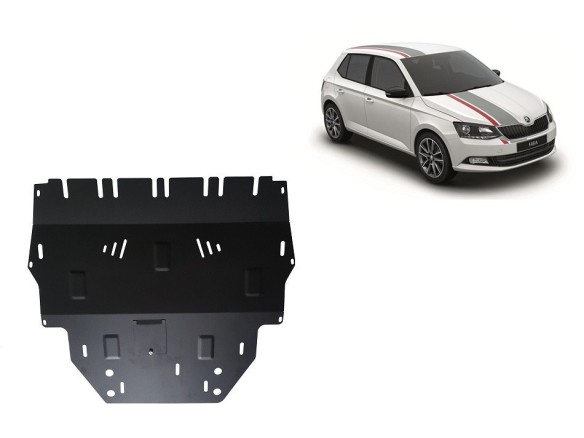 Ocelový kryt motoru Skoda Fabia 3 Diesel (2015-2021)Skoda Fabia