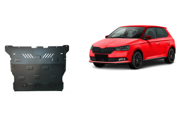 Ocelový kryt motoru Skoda Fabia (2021-2025)Skoda Fabia