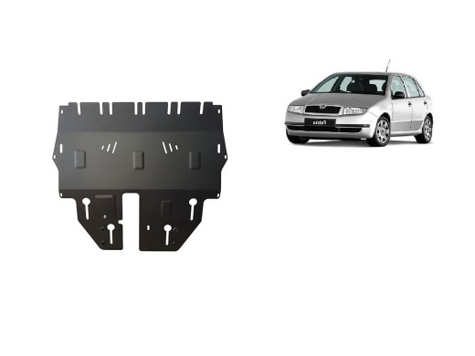 Ocelový kryt motoru Skoda Fabia 1 (1999-2007)Skoda Fabia