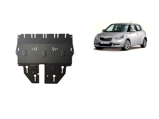 Ocelový kryt motoru Skoda Fabia 2 (2007-2014)Skoda Fabia