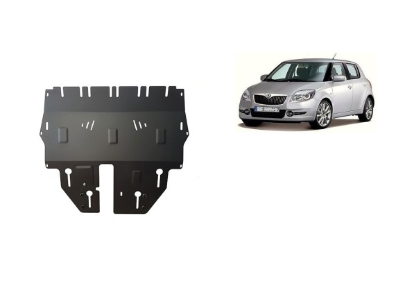 Ocelový kryt motoru Skoda Fabia 2 (2007-2014)Skoda Fabia