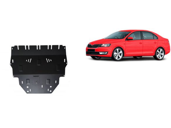 Ocelový kryt motoru Skoda Rapid (2012-2019)Skoda Rapid