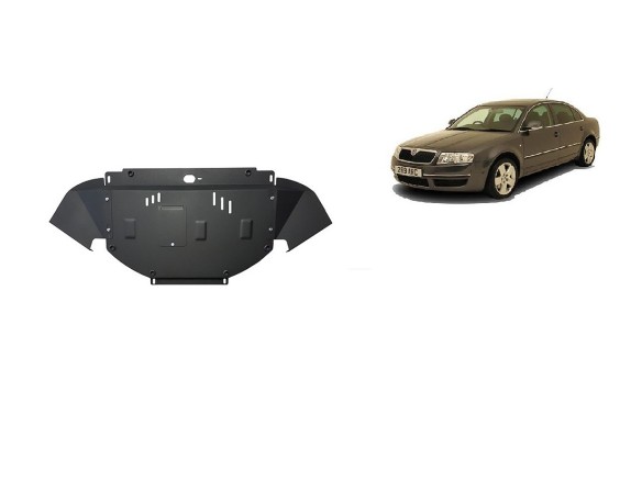 Ocelový kryt motoru Skoda Superb - 1,8 1,9 2,0 TDI (2001-2008)Skoda Superb