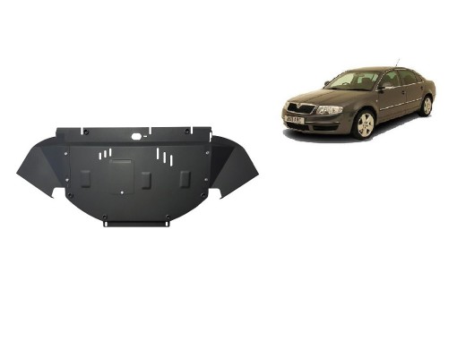 Ocelový kryt motoru Skoda Superb - 2.5 Tdi, V6 (2001-2008)Skoda Superb