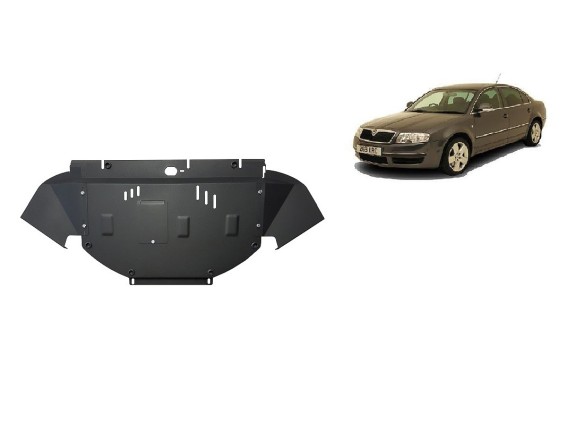 Ocelový kryt motoru Skoda Superb - 2.5 Tdi, V6 (2001-2008)Skoda Superb