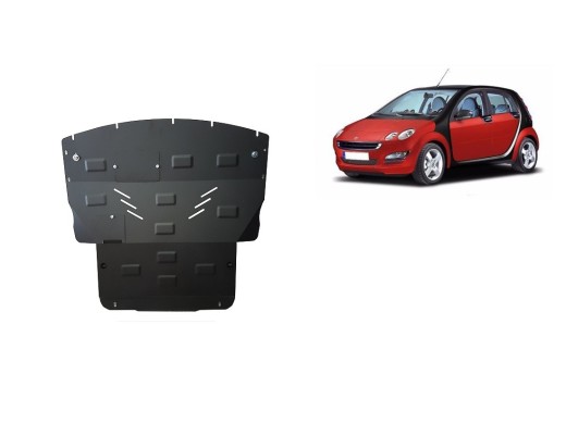 Ocelový kryt motoru Smart FourFour benzin (2004-2006)Smart FourFour