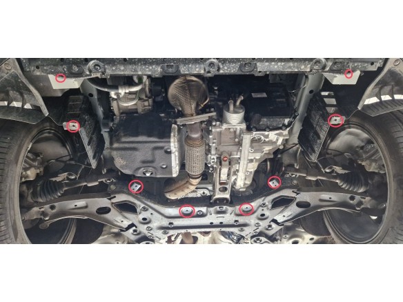 Ocelový kryt motoru Ssangyong Torres (2022-2025)Ssangyong Torres