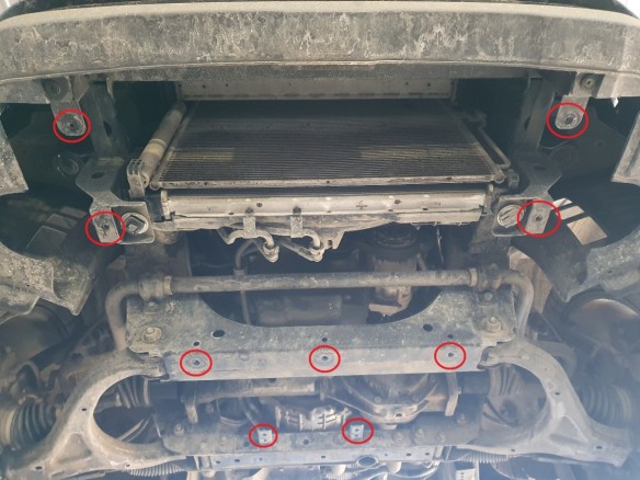 Ocelový kryt motoru Ssangyong Musso Grand (2018-2025)Ssangyong Musso Grand