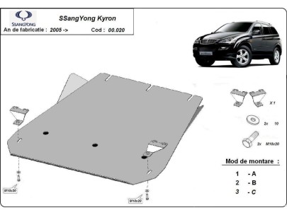 Ocelový kryt AdBlue Renault Master 3 - Model 2 (2016-2021)Renault Master 2