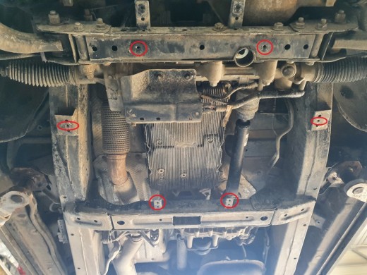 Ocelový kryt převodovky SsangYong Rexton (2017-2025)SsangYong Rexton 