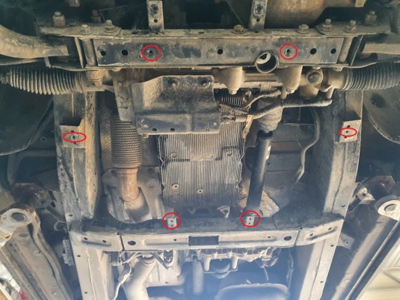 Ocelový kryt převodovky SsangYong Rexton (2017-2025)SsangYong Rexton 