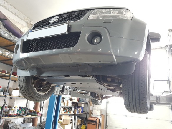 Ocelový kryt převodovky a reduktoru Suzuki Grand Vitara 2 (2005-2019)Suzuki Grand Vitara