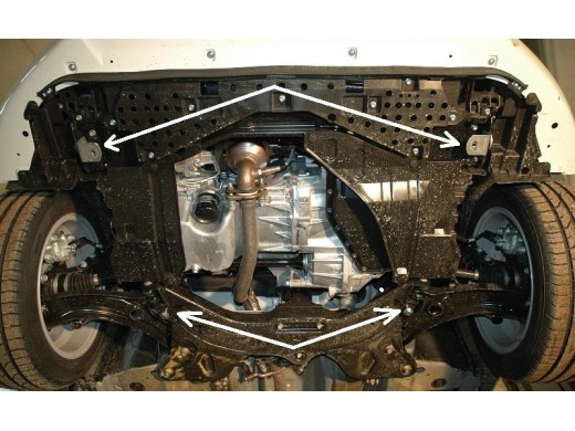 Ocelový kryt motoru Suzuki Swift 3 (2010-2017)Suzuki Swift