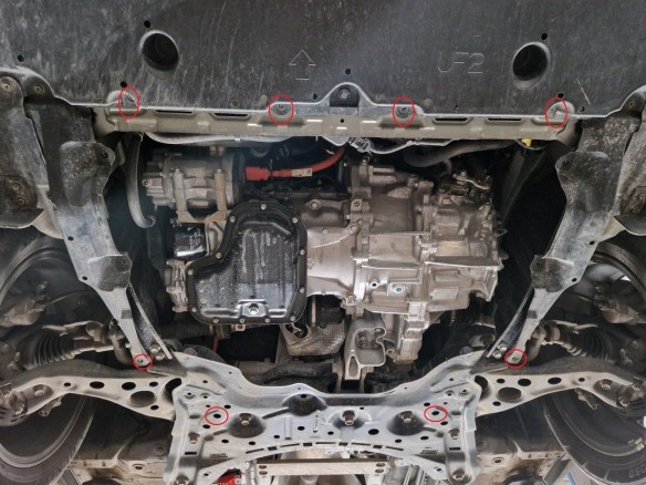 Ocelový kryt motoru Toyota Corolla Cross (2022-2025)Toyota Corolla Cross