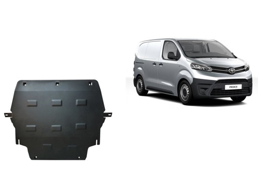 Ocelový kryt motoru Toyota Proace (2016-2025)Toyota Proace