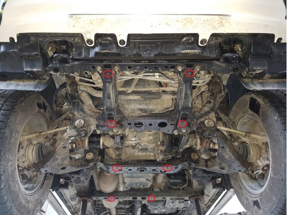 Ocelový kryt motoru Toyota Hilux Revo (2016-2025)Toyota Hilux Revo