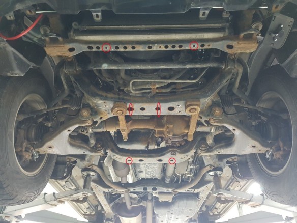 Ocelový kryt motoru Toyota 4Runner (2002-2009)Toyota 4Runner