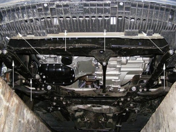 Ocelový kryt motoru Toyota Auris (2012-2018)Toyota Auris