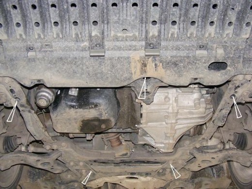 Ocelový kryt motoru Toyota Avensis (2008-2018)Toyota Avensis