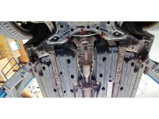 Ocelový kryt katalyzátoru Toyota Corolla Verso (2002-2008)Toyota Corolla Verso