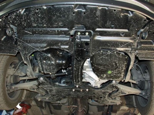 Ocelový kryt motoru Toyota Corolla Verso (2002-2008)Toyota Corolla Verso