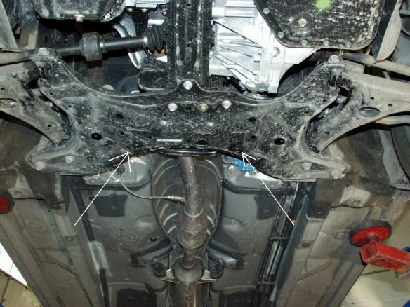 Ocelový kryt motoru Toyota Corolla Verso (2002-2008)Toyota Corolla Verso