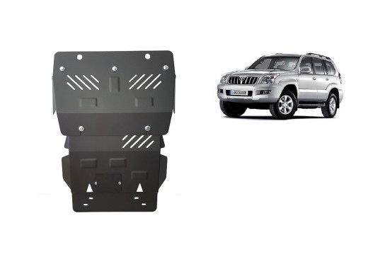 Ocelový kryt motoru Toyota Land Cruiser J120 (2002-2009)Toyota Land Cruiser