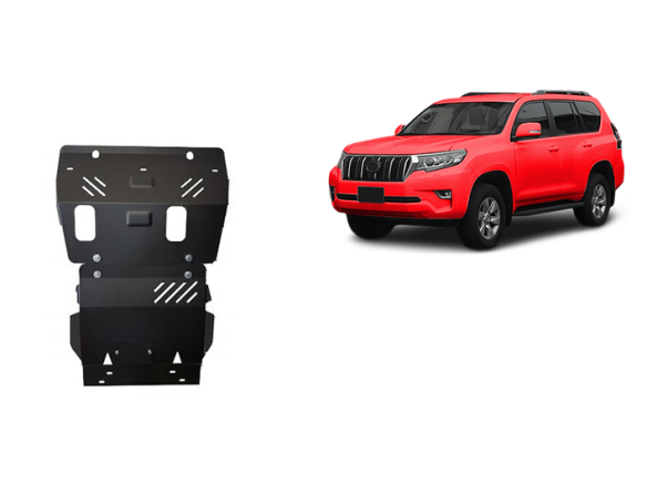 Ocelový kryt motoru Toyota Land Cruiser 150 (2009-2023)Toyota Land Cruiser