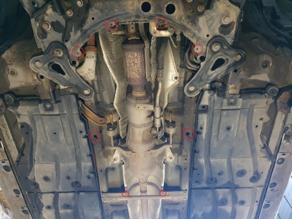 Ocelový kryt katalyzátoru Toyota Prius 3+ (2011-2021)Toyota Prius