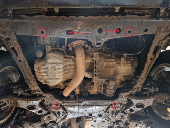 Ocelový kryt motoru Toyota RAV 4 benzin (2006-2013)Toyota RAV 4